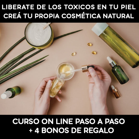 Crea tu Propia Cosmética Natural + 3 Bonos de Regalo